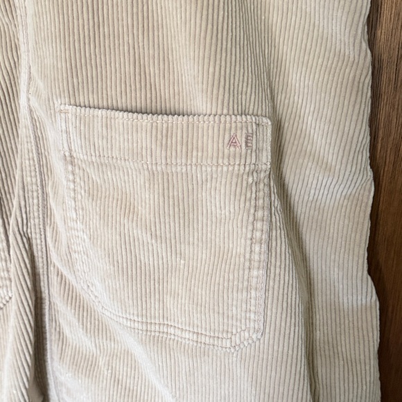 American Eagle Outfitters Tan Corduroy Pinafore Dress - Picture 4 of 5